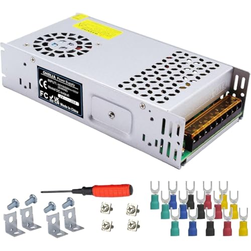 Wzxksoac Aluminiumlegierungs-Schaltnetzteil 24V 20A 480W - Leistungsreguliert, Ideal für LED-/Überwachungsprojekte Wzxksoac Aluminiumlegierungs-Schaltnetzteil 24V 20A 480W - Leistungsreguliert, Ideal für LED-/Überwachungsprojekte von Wzxksoac