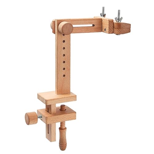 Wzxksoac Bestickstand-Kit Verstellbares Tisch- Bestickungsstand-Set Kit Tischplatte 360 Grad Drehbarer Bestickungsrahmen für Den Schoßtisch oder das Bett von Wzxksoac