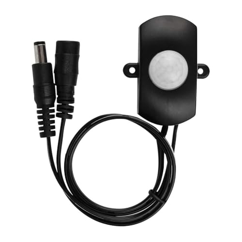 Wzxksoac DC 5V-24V 5A PIR Bewegungsmelder Schalter mit DC Kupplungskabel für LED Streifenlicht Wzxksoac DC 5V-24V 5A PIR Bewegungsmelder Schalter mit DC Kupplungskabel für LED Streifenlicht von Wzxksoac