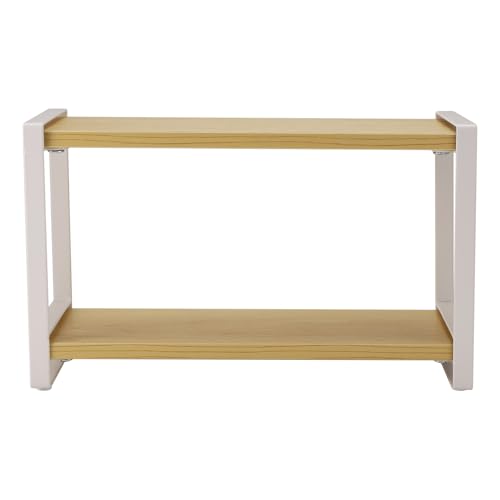 Wzxksoac Doppelschichtiges Aufbewahrungsregal für Küche, Gewürze, Plankenregal, Zuhause, Kleinteile, Organisationsregal, Tisch-Besteck, Metallhalter von Wzxksoac