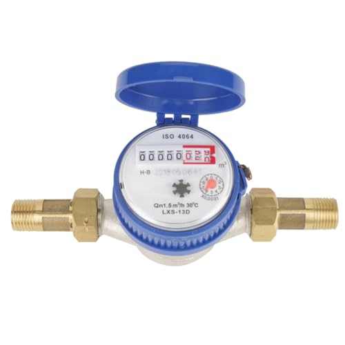 Wzxksoac Hauswassermesser 15 mm 1/2 Kaltes Wassermesser mit Ausstattung 15 mm Kaltes Wassermesser Wzxksoac Hauswassermesser 15 mm 1/2 Kaltes Wassermesser mit Ausstattung 15 mm Kaltes Wassermesser von Wzxksoac