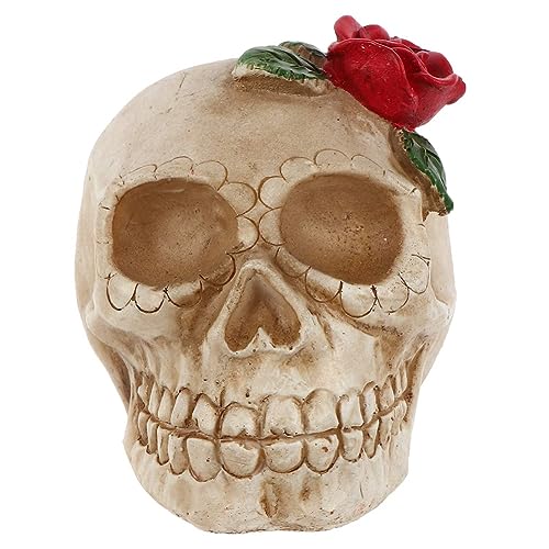 Wzxksoac Heimdekoration, LED-Tag der, Totenkopf-Statue, Licht, Halloween-Figur, Nachtlicht, Harz, Horror-Schädel-Requisite C Wzxksoac Heimdekoration, LED-Tag der, Totenkopf-Statue, Licht, Halloween-Figur, Nachtlicht, Harz, Horror-Schädel-Requisite C von Wzxksoac