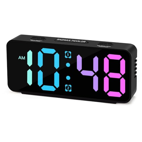 Wzxksoac Kleiner, Lauter für Erwachsene mit Tiefem Schlaf, Kompakter Reisewecker für das Schlafzimmer oder das Bett, zum Aufwachen für Kinder und Jugendliche Geeignet von Wzxksoac