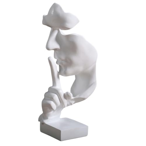 Wzxksoac Nordic Silence is Gold Crafts Ornamente Desktop Wohnzimmer Büro Dekorationen Ornamente () Einfache Installation Einfach zu Verwenden von Wzxksoac