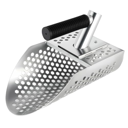 Wzxksoac Sandschaufel Zur Metalldetektion, Hochleistungs-Sandschaufel Zur Metalldetektion, Schatzsuchschaufel, Grabschaufel, Siebschaufel Wzxksoac Sandschaufel Zur Metalldetektion, Hochleistungs-Sandschaufel Zur Metalldetektion, Schatzsuchschaufel, Grabschaufel, Siebschaufel von Wzxksoac