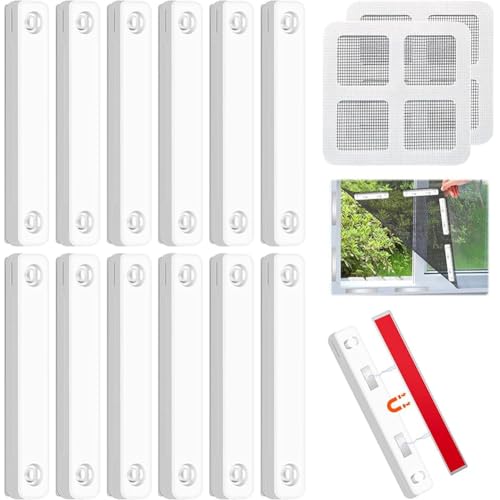 Wzxksoac Selbstklebende Universelle Magnete 12 PCs Magnetstreifen-Screen-Fixclips für Vorhangnetznetze Wzxksoac Selbstklebende Universelle Magnete 12 PCs Magnetstreifen-Screen-Fixclips für Vorhangnetznetze von Wzxksoac