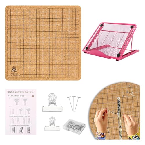 Wzxksoac Spitzenplatte und Metall verstellbare Halterung mit T-Pin-Clip Lacemaking Supplies Lacemaking Tool für geflochtene Kordelarmbänder S von Wzxksoac
