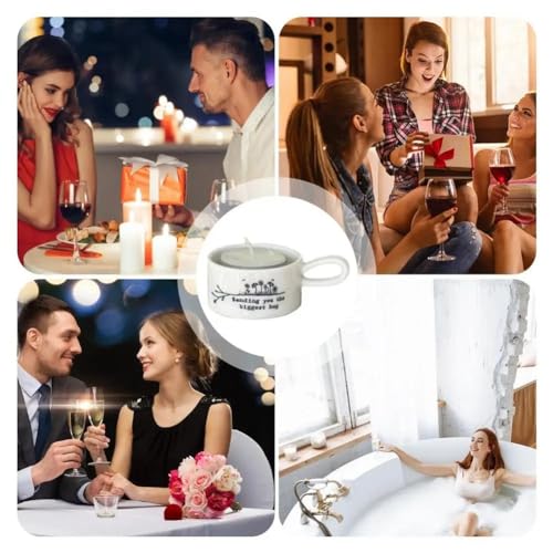 Wzxksoac Teelichthalter mit, Dekorativer Teelichtständer Aus Kunstharz für Tischdekoration, Kerzenhalter für zu Hause, Einfache Installation, Einfach zu Verwenden. von Wzxksoac