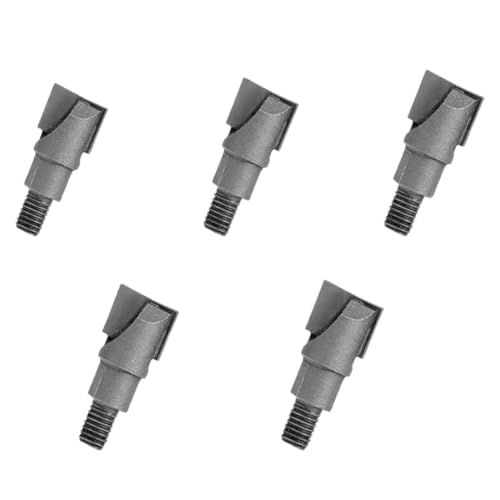 Wzxksoac Türschloss-Bohrlochöffner-Set mit 5 Tungstenstahl-Schneidern, Einsteckschloss-Montagewerkzeug für Holztüren Wzxksoac Türschloss-Bohrlochöffner-Set mit 5 Tungstenstahl-Schneidern, Einsteckschloss-Montagewerkzeug für Holztüren von Wzxksoac