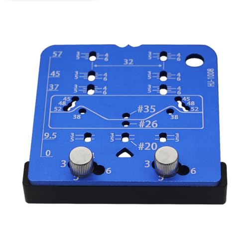 Wzxksoac Versteckte Scharnier -Jig -Markierungsvorlage Schrank Tür Scharnier Jig Schrank Hardware -Schablone für 26 mm 35 mm Scharniere von Wzxksoac