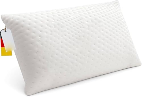 Orthopädisches Nackenstützkissen viscoelastisches Kissen, 8,5 cm hoch, weiß von Wzyfv