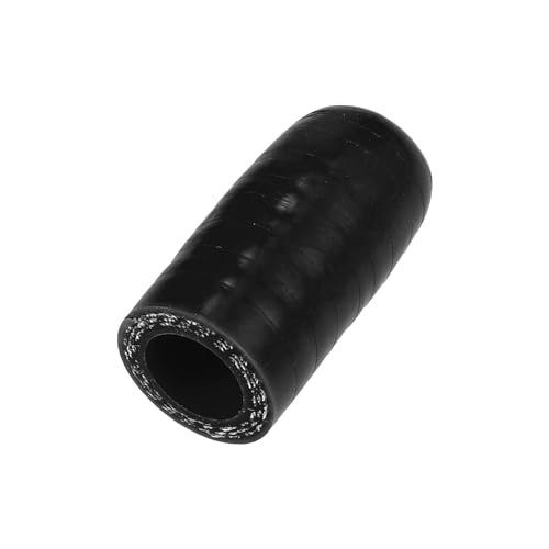 X AUTOHAUX 1 Stück 30 mm Länge 14 mm ID schwarz Auto Silikon Gummischlauch Endkappe Silikon verstärkte Blindkappe für Bypass-Schlauch Universal von X AUTOHAUX