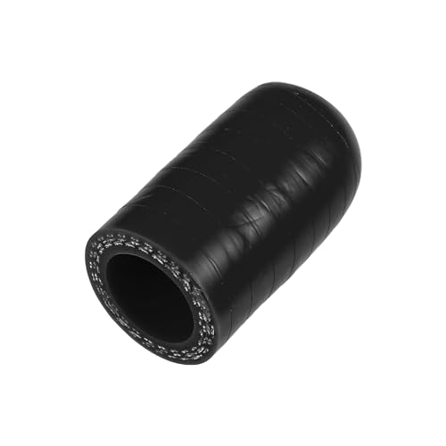 X AUTOHAUX 1 Stück 30 mm Länge 16 mm ID schwarz Auto Silikon Gummischlauch Endkappe Silikon verstärkte Blindkappe für Bypass-Schlauch Universal von X AUTOHAUX