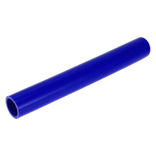 X AUTOHAUX 1 Stück 32 mm ID 300 mm Länge 0 Grad blauer Auto-Silikonschlauch Kühlmittelschlauch Universal von X AUTOHAUX