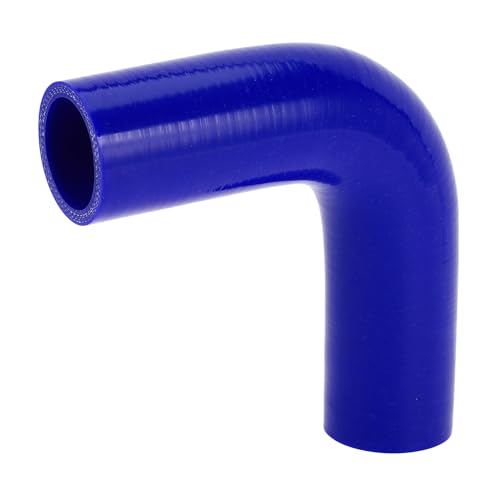 X AUTOHAUX 1 Stück 38 mm ID 120 mm Länge 90 Grad blauer Auto-Silikonschlauch Kühlmittelschlauch Universal X AUTOHAUX 1 Stück 38 mm ID 120 mm Länge 90 Grad blauer Auto-Silikonschlauch Kühlmittelschlauch Universal von X AUTOHAUX