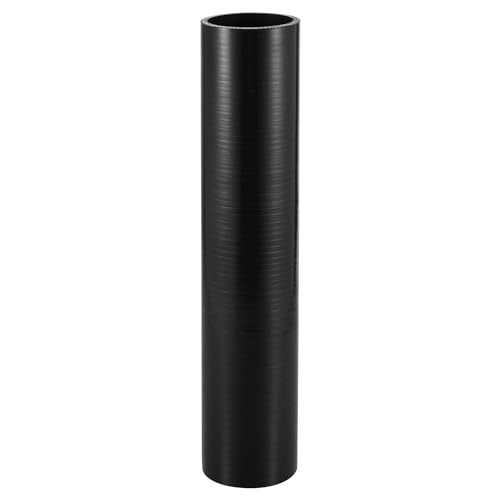 X AUTOHAUX 1 x 57 mm Innendurchmesser, 300 mm Länge, 0 Grad, schwarzer Auto-Silikonschlauch, Kühlmittelschlauch, universal von X AUTOHAUX