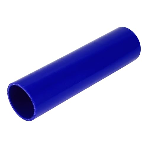 X AUTOHAUX 1 x 70 mm Innendurchmesser, 300 mm Länge, 0 Grad, blauer Auto-Silikonschlauch, Kühlmittelschlauch, universal von X AUTOHAUX
