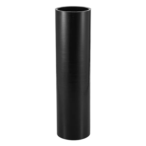 X AUTOHAUX 1 x 70 mm Innendurchmesser, 300 mm Länge, 0 Grad, schwarzer Auto-Silikonschlauch, Kühlmittelschlauch, universal von X AUTOHAUX