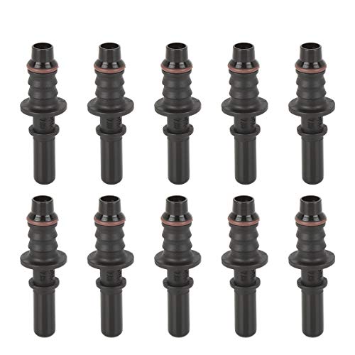 X AUTOHAUX 10 Stück Kraftstoffleitung Verbinder Schlauchkupplung 7,89mm ID8 Kraftstoffschlauch Schnellverschluss Schnellverbinder von X AUTOHAUX