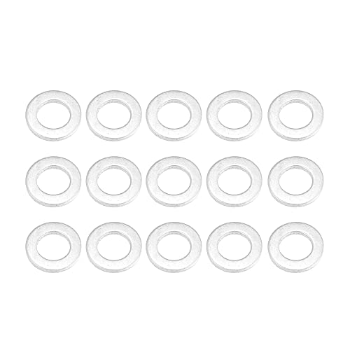 X AUTOHAUX 15 Stück Motoröl Quetschscheiben Dichtungen für Fahrzeug 8 x 14 x 1,5 mm von X AUTOHAUX