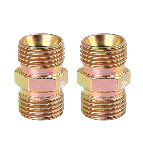 X AUTOHAUX 2 Stück M16 x 1,5 mm auf M16 x 1,5 mm Luftschlauch-Anschlussadapter. von X AUTOHAUX