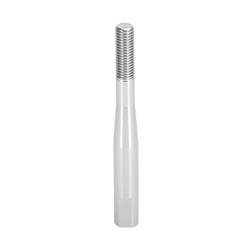 X AUTOHAUX 4.72" Auto Schaltknauf Verlängerung Ausschubhebel M10X1.5 Silberton von X AUTOHAUX