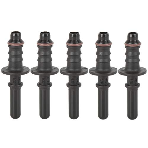 X AUTOHAUX 5 Stück 6,30mm ID6 Auto Kraftstoffleitungsschlauch Schnellspanner Stecker von X AUTOHAUX