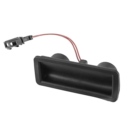 X AUTOHAUX 6Y0827574J Heckklappe Kofferraumgriff Heckklappenschalter Heckklappenschloss Druckverriegelung Knopfschalter für Skoda Fabia I 6Y2 1999-2008 von X AUTOHAUX