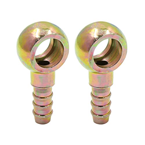 X AUTOHAUX 8 mm ID Schlauchanschluss 14 mm Banjo für Motorrad Auto Kraftstoffleitung 2 Stück X AUTOHAUX 8 mm ID Schlauchanschluss 14 mm Banjo für Motorrad Auto Kraftstoffleitung 2 Stück von X AUTOHAUX