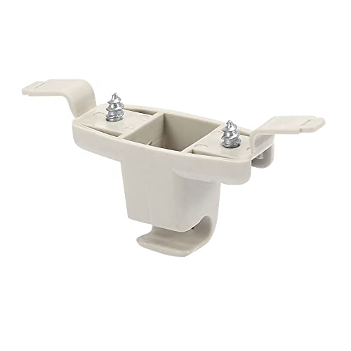 X AUTOHAUX Auto Sonnenblende Haken Clip Halterung Kunststoff Beige 51168243575 von X AUTOHAUX