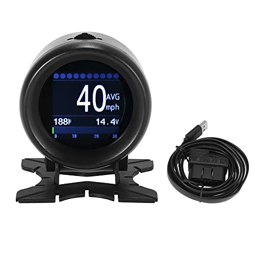 X AUTOHAUX Auto X60 OBDII KMH MPH Digitaler Tachometer HUD Universal X AUTOHAUX Auto X60 OBDII KMH MPH Digitaler Tachometer HUD Universal von X AUTOHAUX