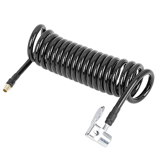 X AUTOHAUX Flexibler Reifenfüllschlauch mit Verriegelung am Spannfutter 0,31" x 9,84' von X AUTOHAUX