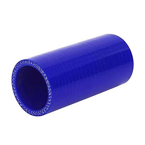 X AUTOHAUX Gerader Silikonverbinder Ladeluftkühler Silikonschlauch Turboschlauch Ø40mm Länge10cm Blau für Auto von X AUTOHAUX