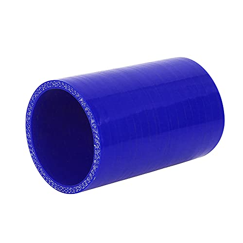 X AUTOHAUX Gerader Silikonverbinder Ladeluftkühler Silikonschlauch Verbinder Ø60mm Länge10cm Blau für Auto von X AUTOHAUX