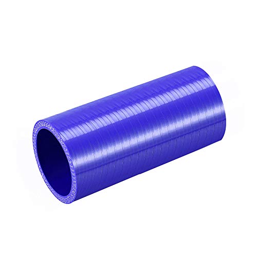 X AUTOHAUX Gerader Silikonverbinder Silikonschlauch Ladedruckschlauch Ø32mm 32 * 76 * 5mm Blau für Auto von X AUTOHAUX