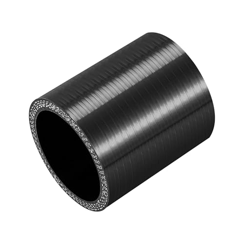 X AUTOHAUX Gerader Silikonverbinder Silikonschlauch Ladedruckschlauch Turborohr Schlauch Ø54mm 54 * 76 * 5mm Schwarz für Auto von X AUTOHAUX