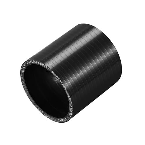 X AUTOHAUX Silikonschlauch Gerader Silikonverbinder Ladeluftschlauch ID 63mm Universal Ladeluftkühler Auto Turboschlauch Verbinder Schwarz X AUTOHAUX Silikonschlauch Gerader Silikonverbinder Ladeluftschlauch ID 63mm Universal Ladeluftkühler Auto Turboschlauch Verbinder Schwarz von X AUTOHAUX