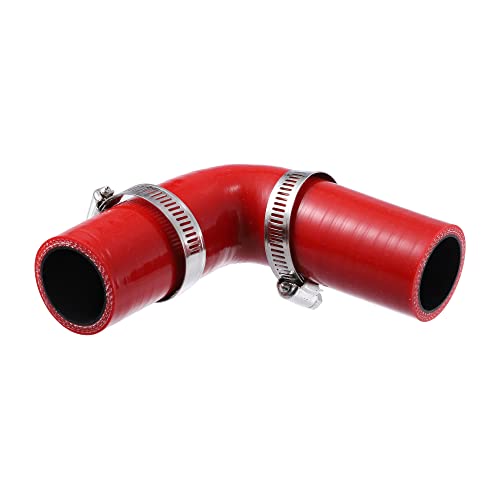 X AUTOHAUX Silikon-Reduzierstück, 32 mm, 2,5 cm Innendurchmesser, 90 Grad, Rot X AUTOHAUX Silikon-Reduzierstück, 32 mm, 2,5 cm Innendurchmesser, 90 Grad, Rot von X AUTOHAUX
