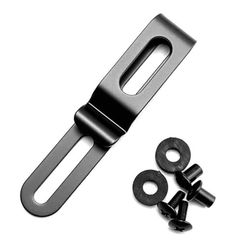 Edelstahl Kydexes IWB Clip K Scheide Taille Clip Zubehör Scheide Rückenclip Kydexes Tragegürtel von X-Institute