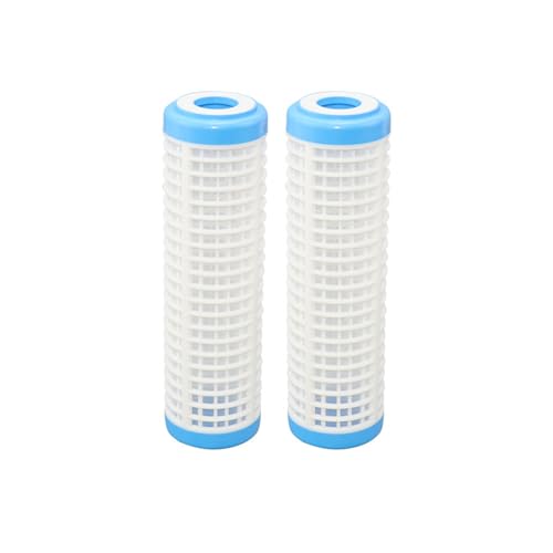 X-Institute 2 PCS Zuverlässiger 10-Zoll Wasserfilter Vorfilter Universalfilter Wasserfilter Haushaltsfilterelemente Kunststoffmaterial von X-Institute