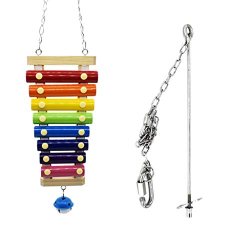 X-Institute 2 Stück/Set Huhn Xylophon Spielzeug mit Glocken 8 Metallschlüssel Hühner Spieß Obsthalter hängende Futterkette X-Institute 2 Stück/Set Huhn Xylophon Spielzeug mit Glocken 8 Metallschlüssel Hühner Spieß Obsthalter hängende Futterkette von X-Institute