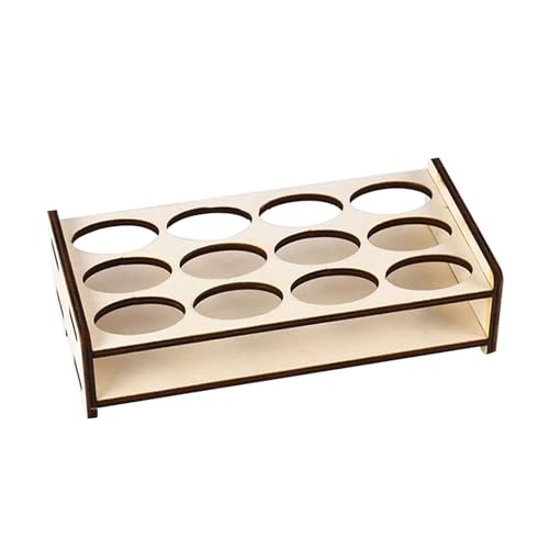 X-Institute Holz Farbe Flaschenregal Modell Ständer Multi Löcher 8 Arten Aufbewahrungsbox Display Pinsel Halter für Farben von X-Institute