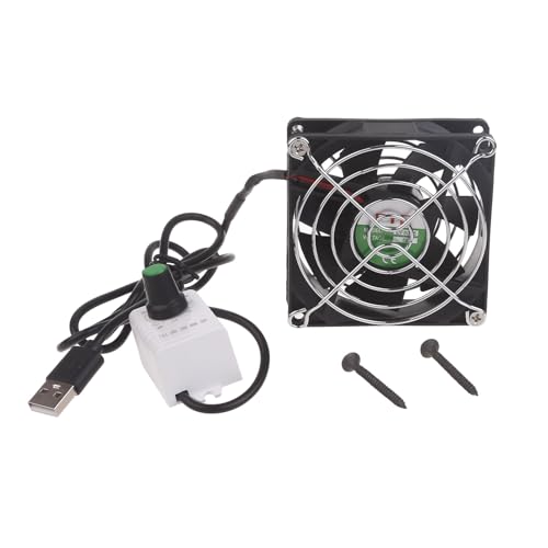 X-Institute Kompakter USB Lüfter Mit 5-V Stromversorgung Perfekt Für Die Wärmeableitung In PC Und Tierheimen. Großer Lüftergeräuschpegel 26 von X-Institute