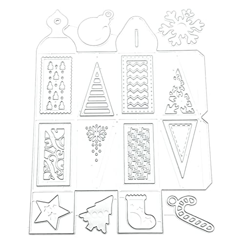 X-Institute Weihnachten Geschenk Box Metall Schneiden Stirbt Handwerk Carbon Stahl Präge Vorlage Metall Schablonen Scrapbooking Für Karte Sterben Metall Stanzen von X-Institute