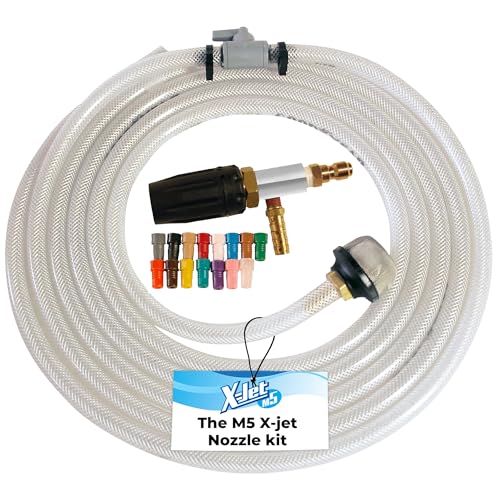 X-Jet M5#13 Kit | 4–4,5 GPM | verstellbare externe Einspritzdüse mit variablem Druck | perfekt zum Waschen von Wohn- und Gewerbeimmobilien vom Boden | W / 2000 bis 4500 PSI X-Jet M5#13 Kit | 4–4,5 GPM | verstellbare externe Einspritzdüse mit variablem Druck | perfekt zum Waschen von Wohn- und Gewerbeimmobilien vom Boden | W / 2000 bis 4500 PSI von X-Jet