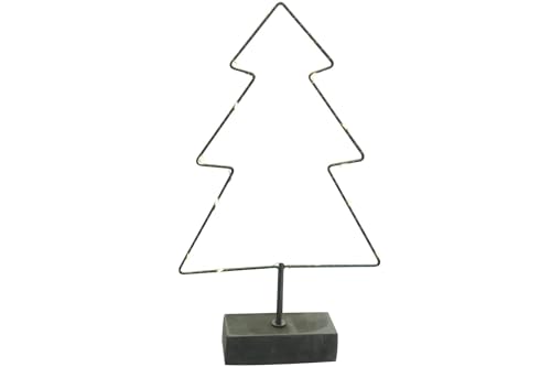 LED Metallbaum auf Betonsockel 40 cm 15 LEDs batteriebetrieben Timer LED Metallbaum auf Betonsockel 40 cm 15 LEDs batteriebetrieben Timer von X-MAS