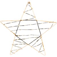 X-Mas Art Collection Stern mit Timer, Metall von X-Mas Art Collection