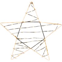 X-Mas Art Collection Stern mit Timer, Metall von X-Mas Art Collection