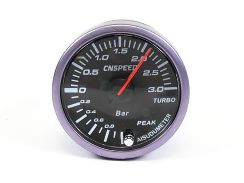 60mm Stepper Instrumente Ladedruckanzeige -1.0 bis +2.0 Bar + Öltemperaturanzeige 50 bis 150 Grad Celsius einzeln oder als SET für TT A3 (Ladedruckanzeige 3 bar) von X-Parts