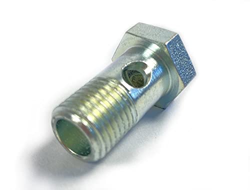 X-Parts Hohlschraube M14 x 1,5 verzinkt, 32 mm, Stahl, für Hydraulik, Kraftstoff, Pneumatikleitungen u.ä., Silber, Sechskant, Außensechskant, Metrisch Grob, Legierter Stahl, hochwertig, 1 Stück X-Parts Hohlschraube M14 x 1,5 verzinkt, 32 mm, Stahl, für Hydraulik, Kraftstoff, Pneumatikleitungen u.ä., Silber, Sechskant, Außensechskant, Metrisch Grob, Legierter Stahl, hochwertig, 1 Stück von X-Parts